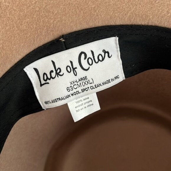 Lack of Color The Zulu Rancher hat size XXL main image 4